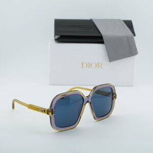 Dior DIORHIGHLIGHT S1I 60B0 Square Sunglasses - Yellow/Blue